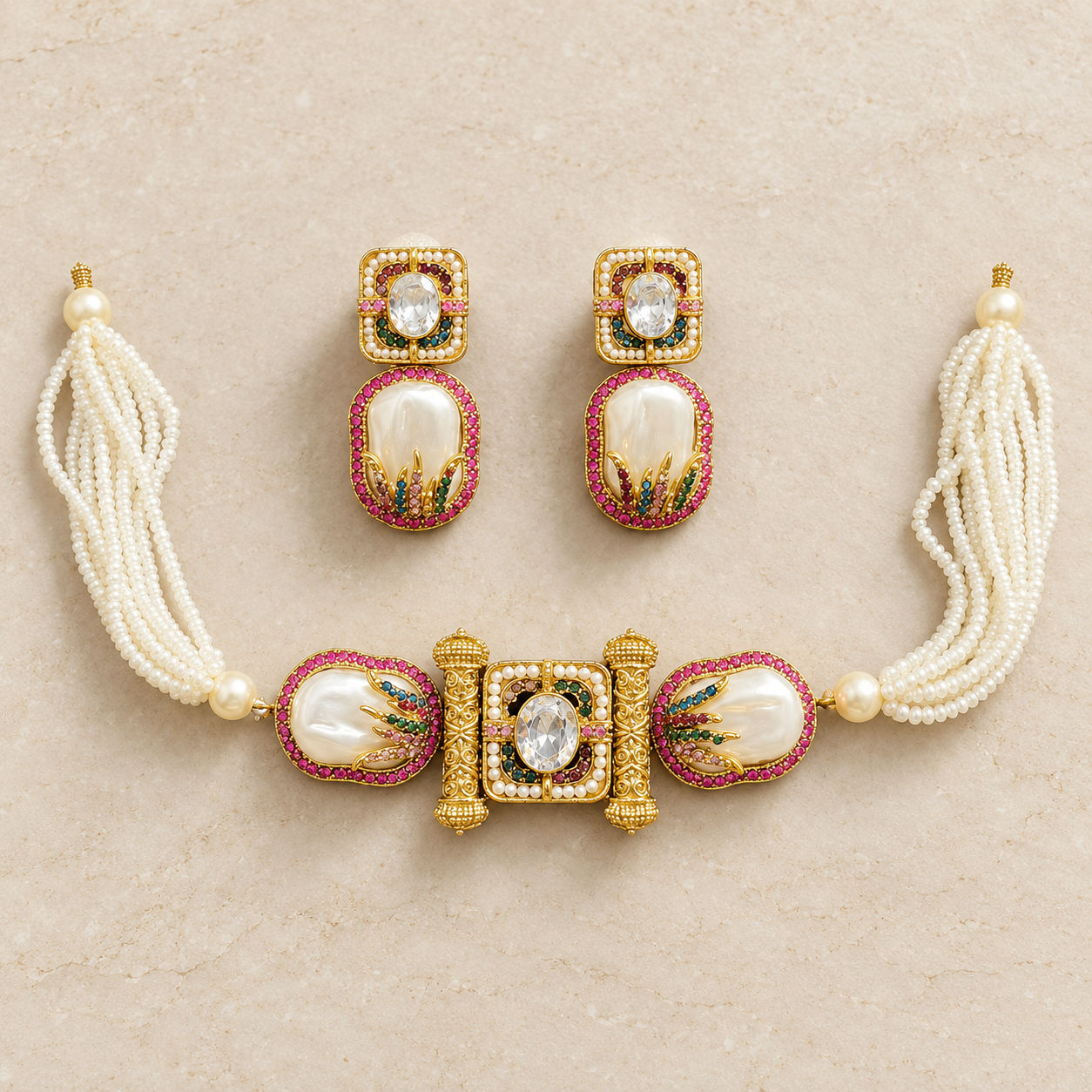 Zevar-e-Gul Choker Set