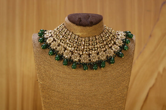 Kundan Stone Set - Green