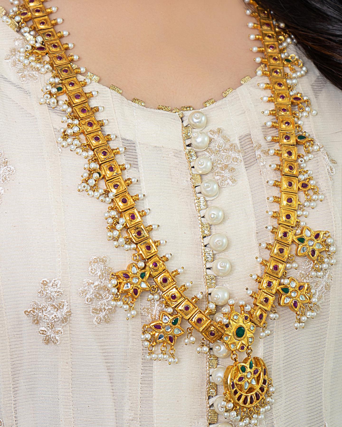 Kundan haar set Clearance