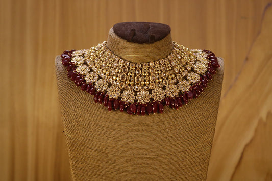 Kundan Stone Set - Red