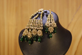 Kundan Stone Set - Green