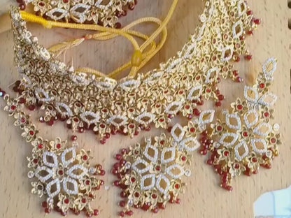 Zircon Collar Bridal Set