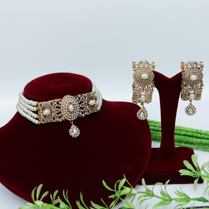 Choker Pearl Set