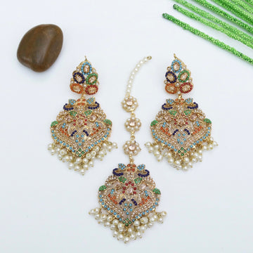 Stunning Earrings with Teeka