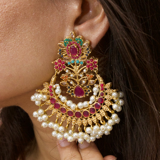 Exquisite Nauratan Earrings