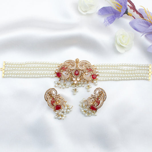 New Naurattan  Choker Set