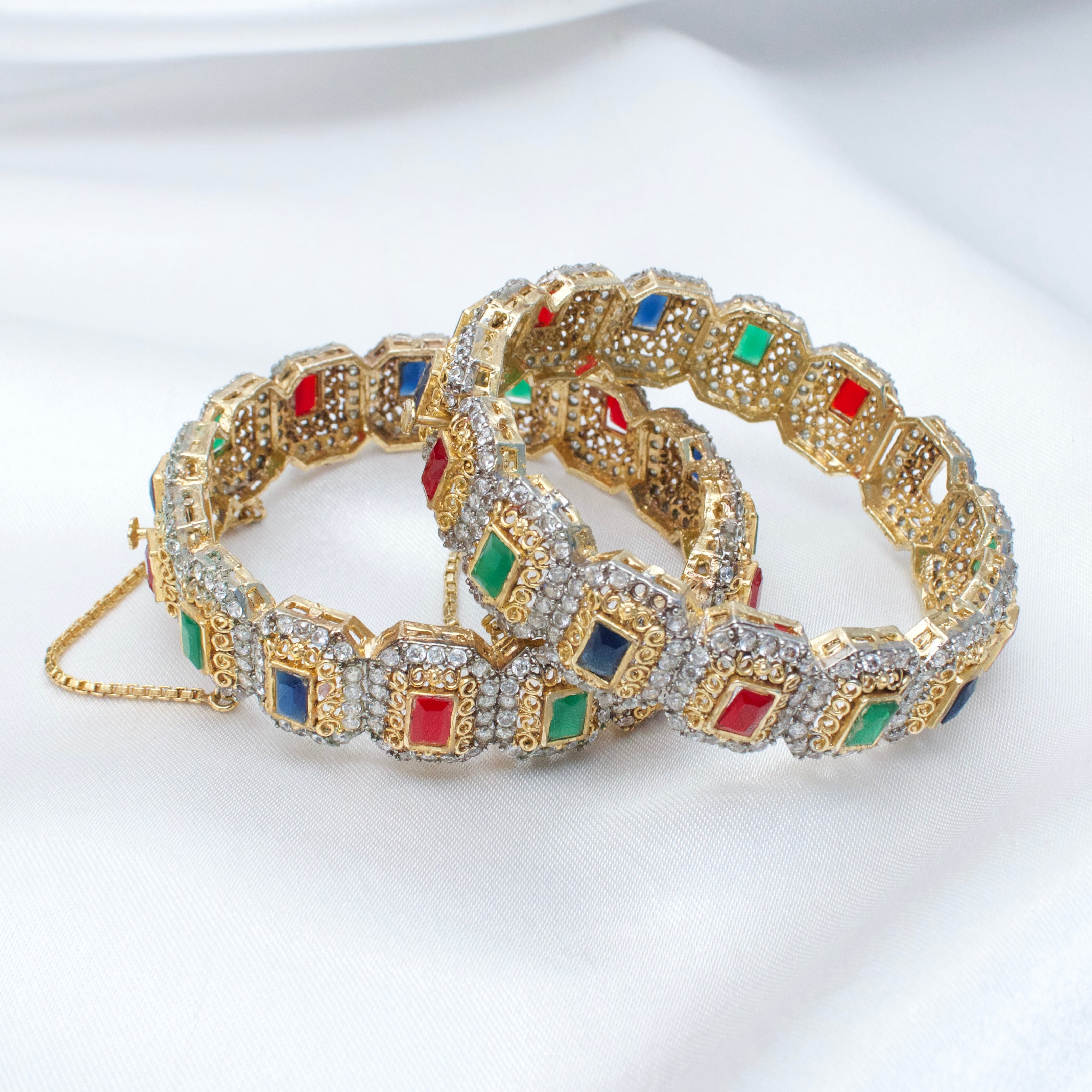 Zircon bangles sale